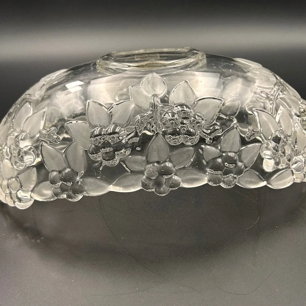 Mikasa Walther Crystal Floral Bowl Clear 10